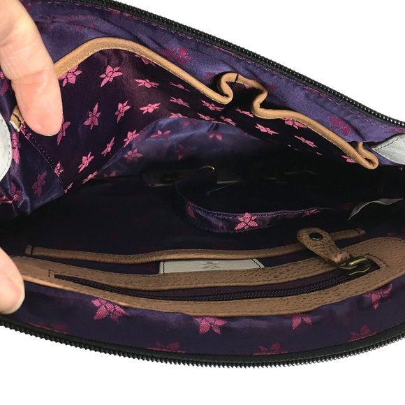 Anuschka NEVER USED Handpaint Leather Slim Crossbody Jazz Music Drum - Picture 11 of 12